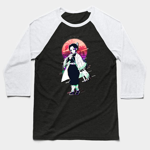 shinobu kocho | Demon Slayer Baseball T-Shirt by SiksisArt